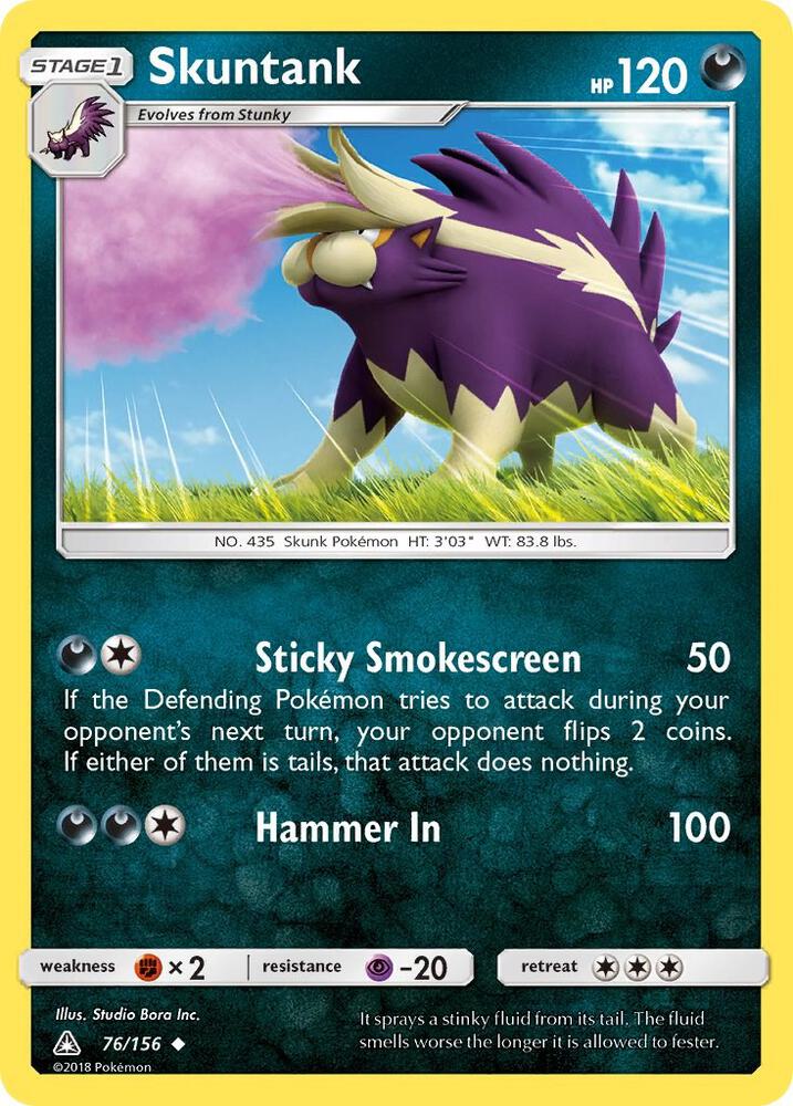 Skuntank 76/156 card from SM - Ultra Prism