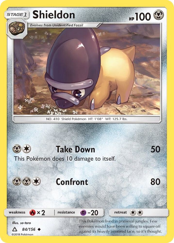 Shieldon 84/156 card from SM - Ultra Prism