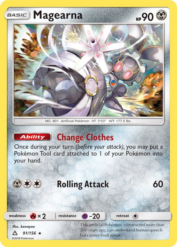 Magearna 91/156 card from SM - Ultra Prism