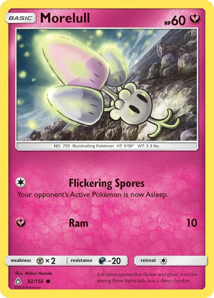 Morelull 92/156 card from SM - Ultra Prism