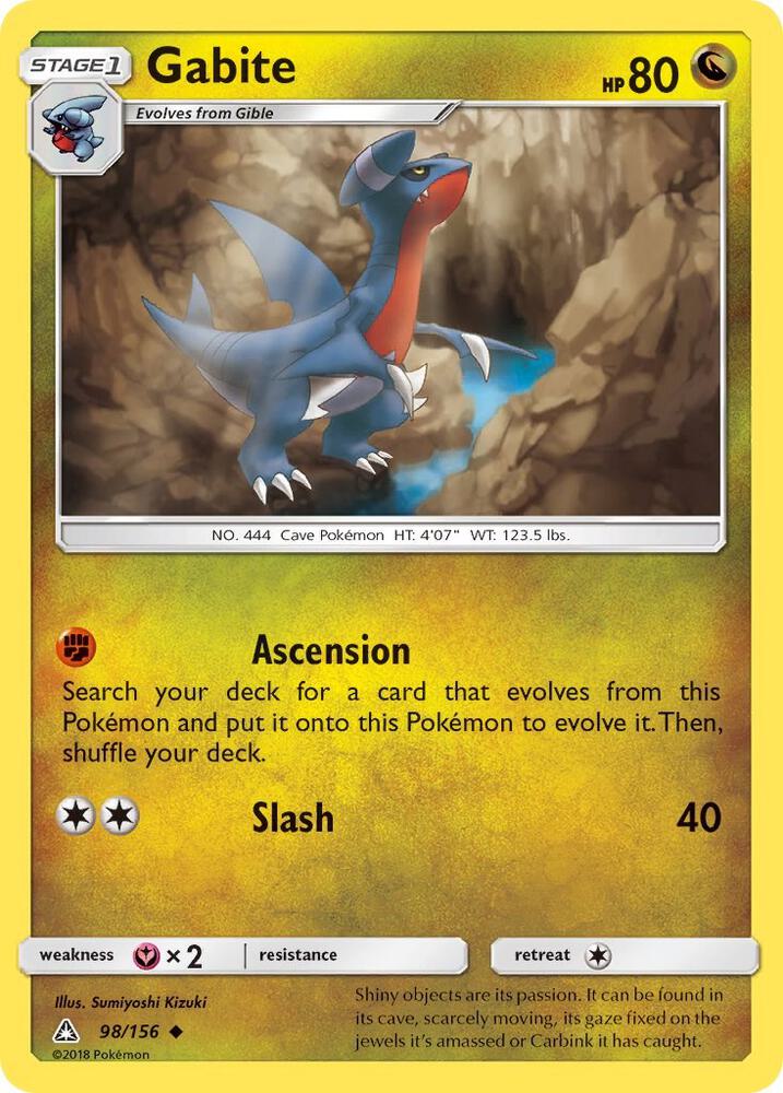Gabite 98/156 card from SM - Ultra Prism