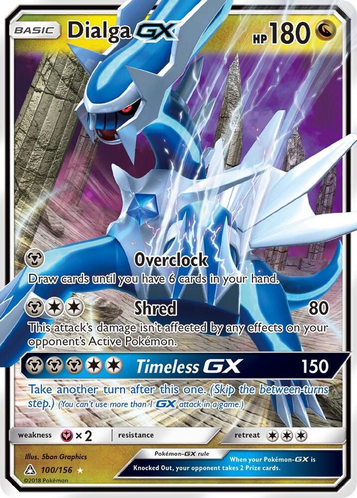 Dialga GX 100/156 card from SM - Ultra Prism