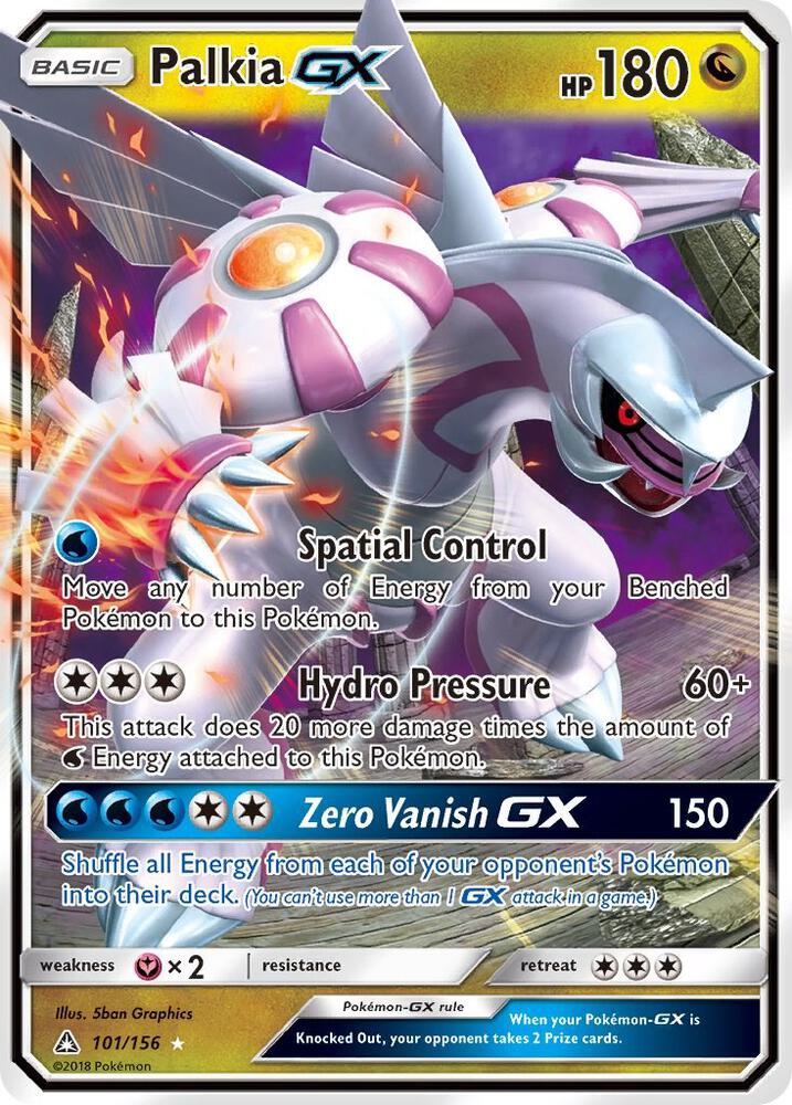 Palkia GX 101/156 card from SM - Ultra Prism