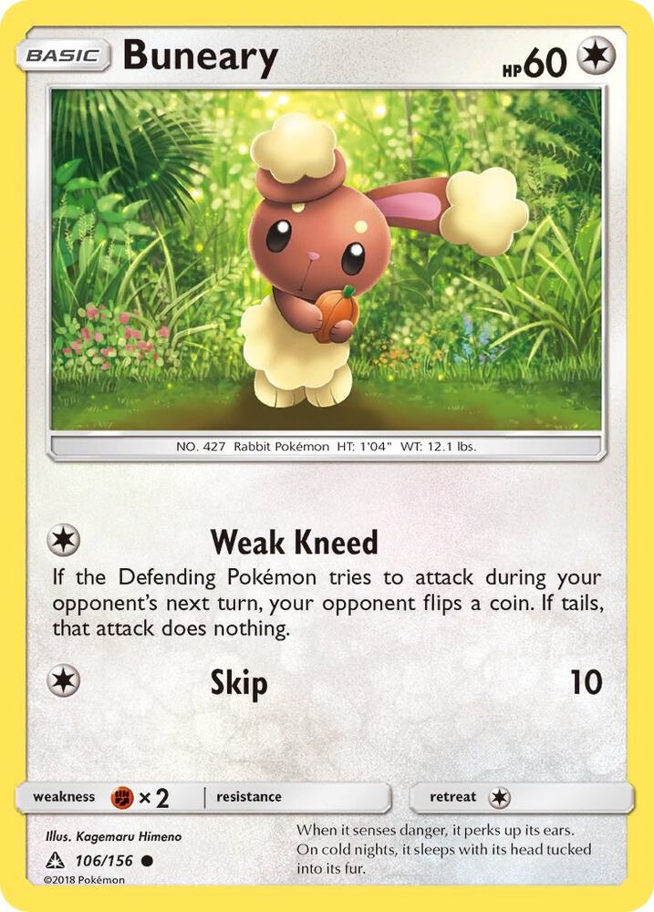 Buneary 106/156 card from SM - Ultra Prism