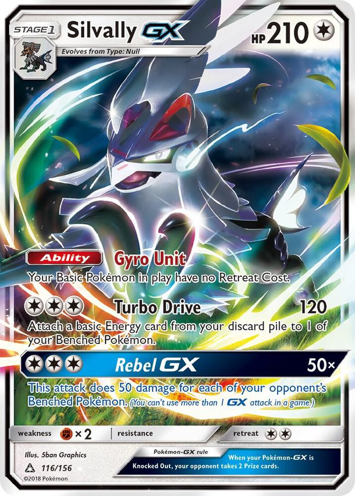 Silvally GX 116/156 card from SM - Ultra Prism