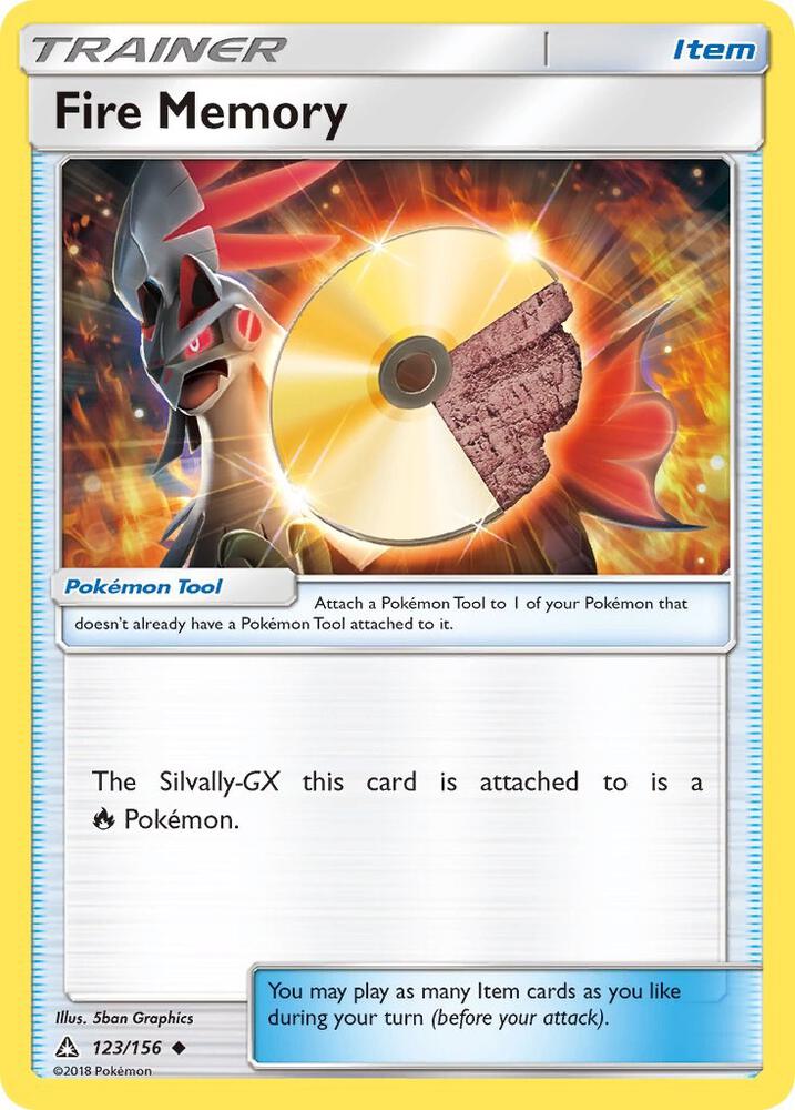 Fire Memory 123/156 card from SM - Ultra Prism