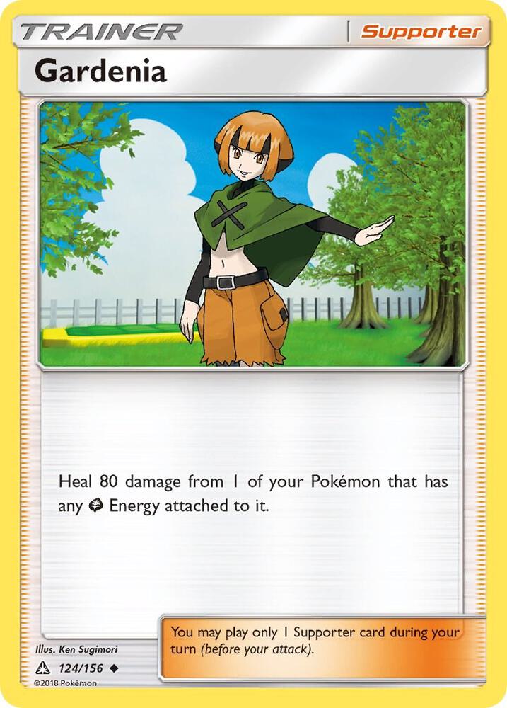 Gardenia 124/156 card from SM - Ultra Prism