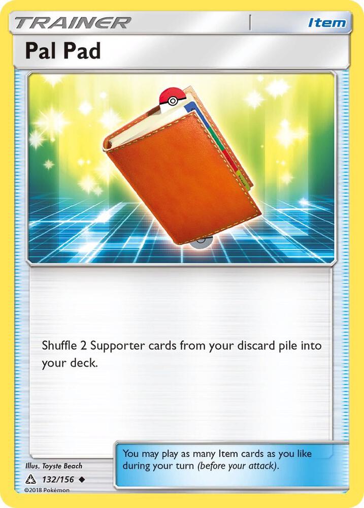 Pal Pad 132/156 card from SM - Ultra Prism