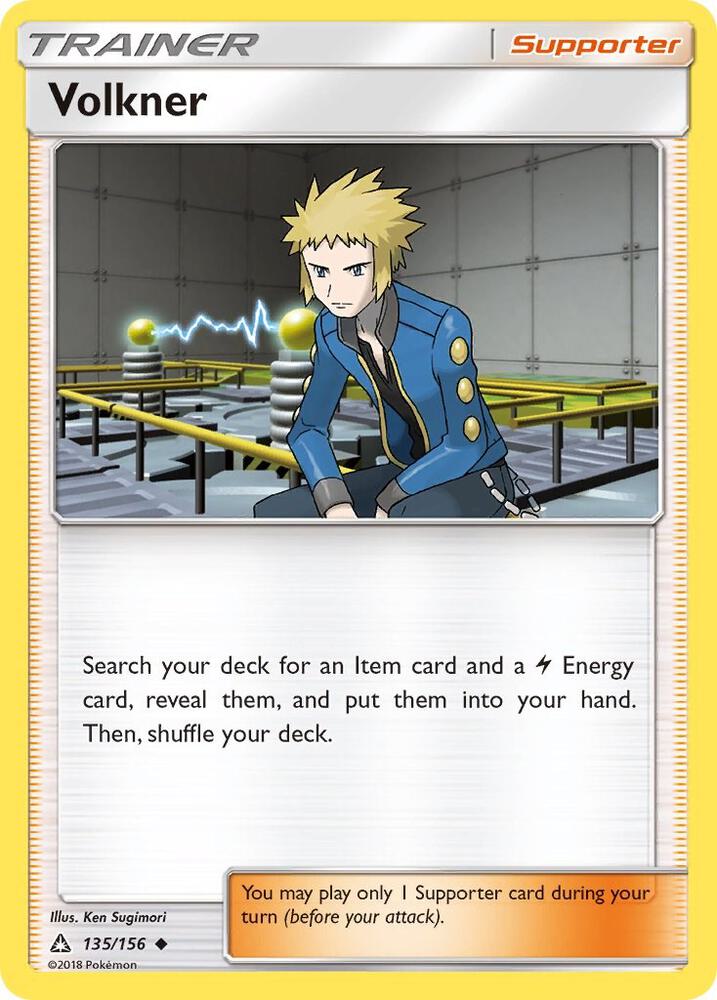 Volkner 135/156 card from SM - Ultra Prism