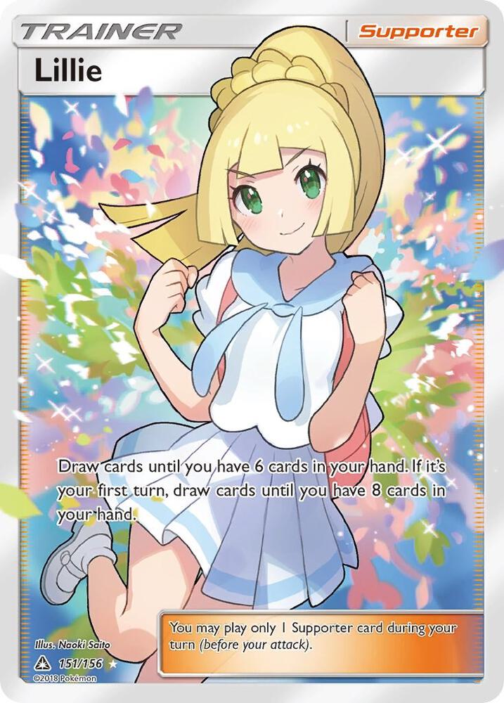 Lillie (Full Art) 151/156 card from SM - Ultra Prism