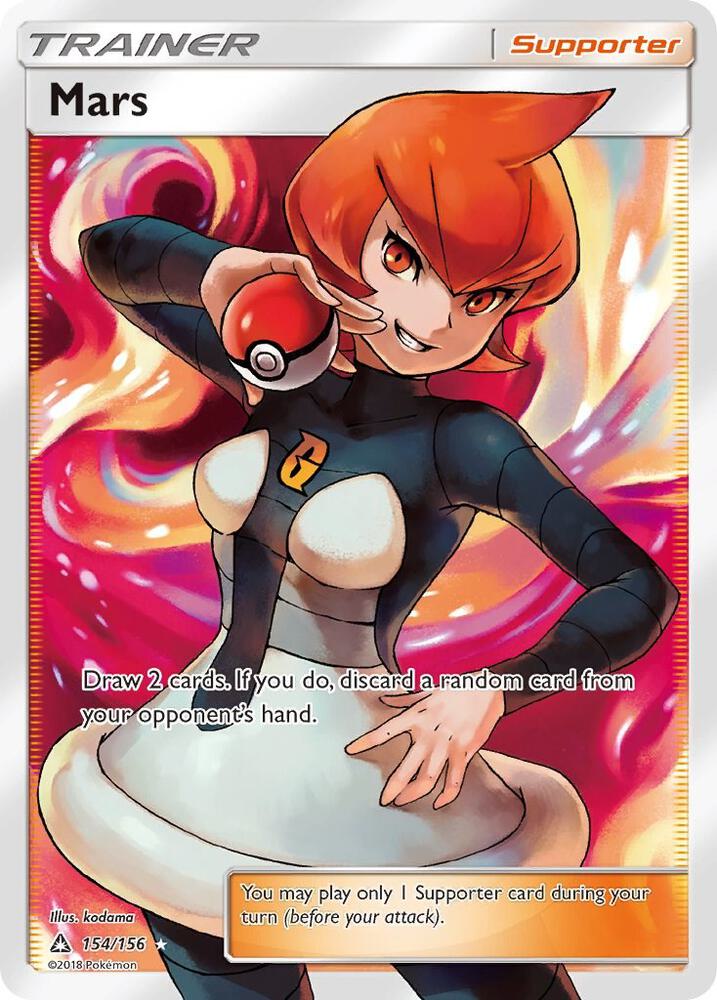 Mars (Full Art) 154/156 card from SM - Ultra Prism