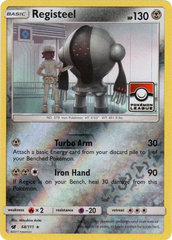 Registeel - 68/111 (Pokemon League) 068/111 card from League & Championship Cards