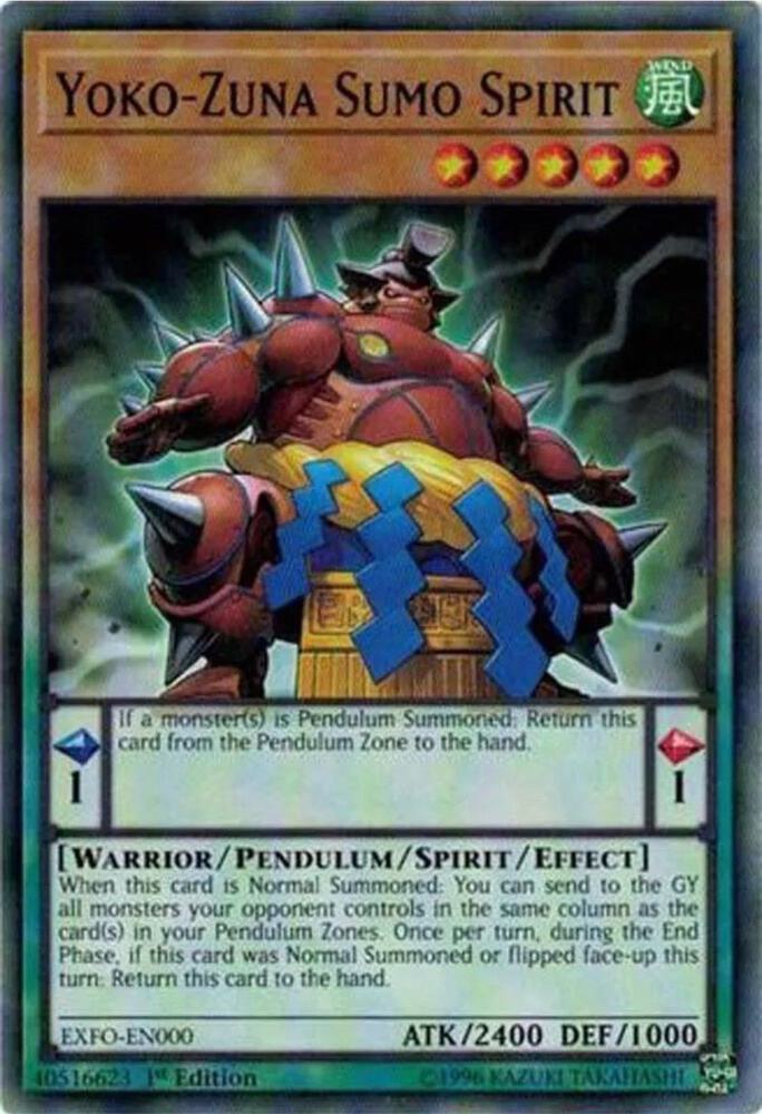 Yoko-Zuna Sumo Spirit EXFO-EN000 card from Extreme Force