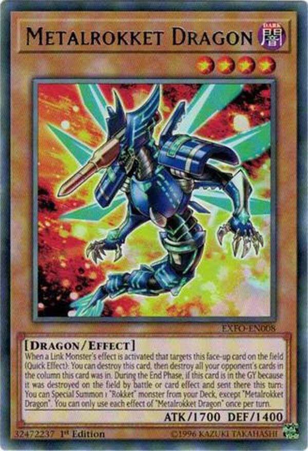 Metalrokket Dragon EXFO-EN008 card from Extreme Force
