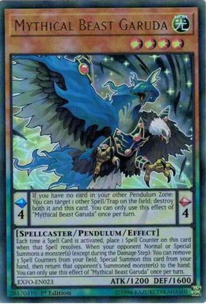 Mythical Beast Garuda EXFO-EN023 card from Extreme Force