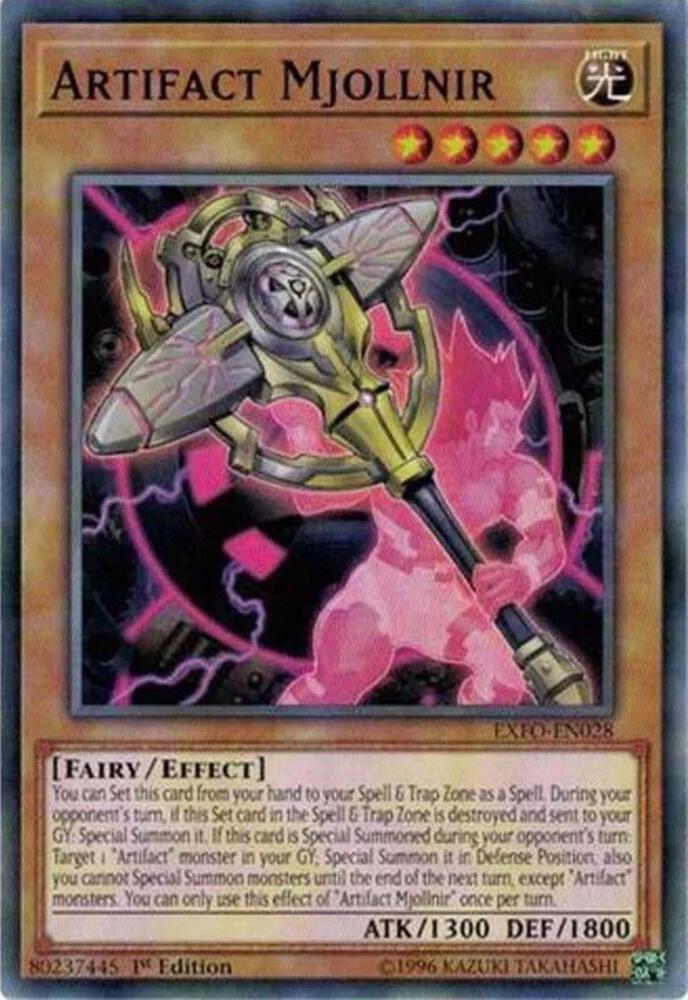 Artifact Mjollnir EXFO-EN028 card from Extreme Force