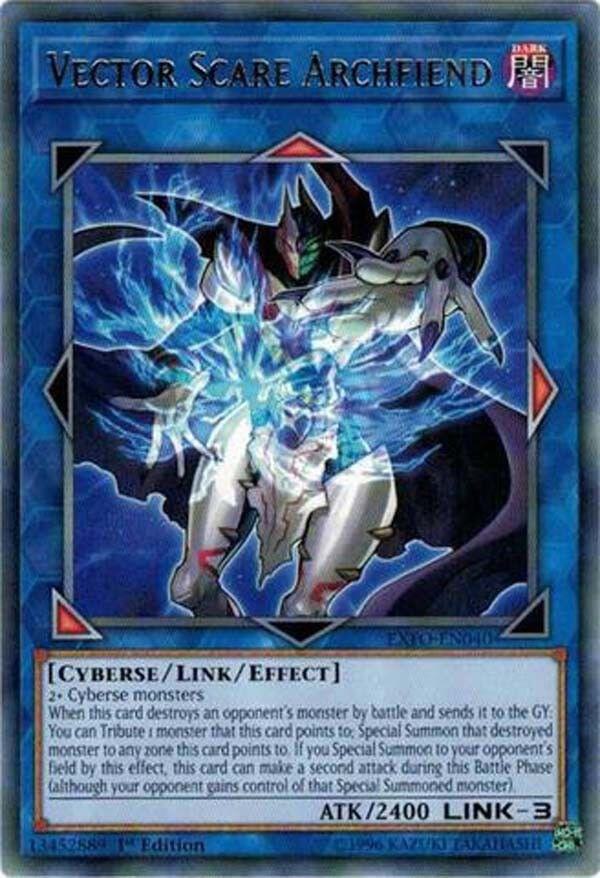 Vector Scare Archfiend EXFO-EN040 card from Extreme Force