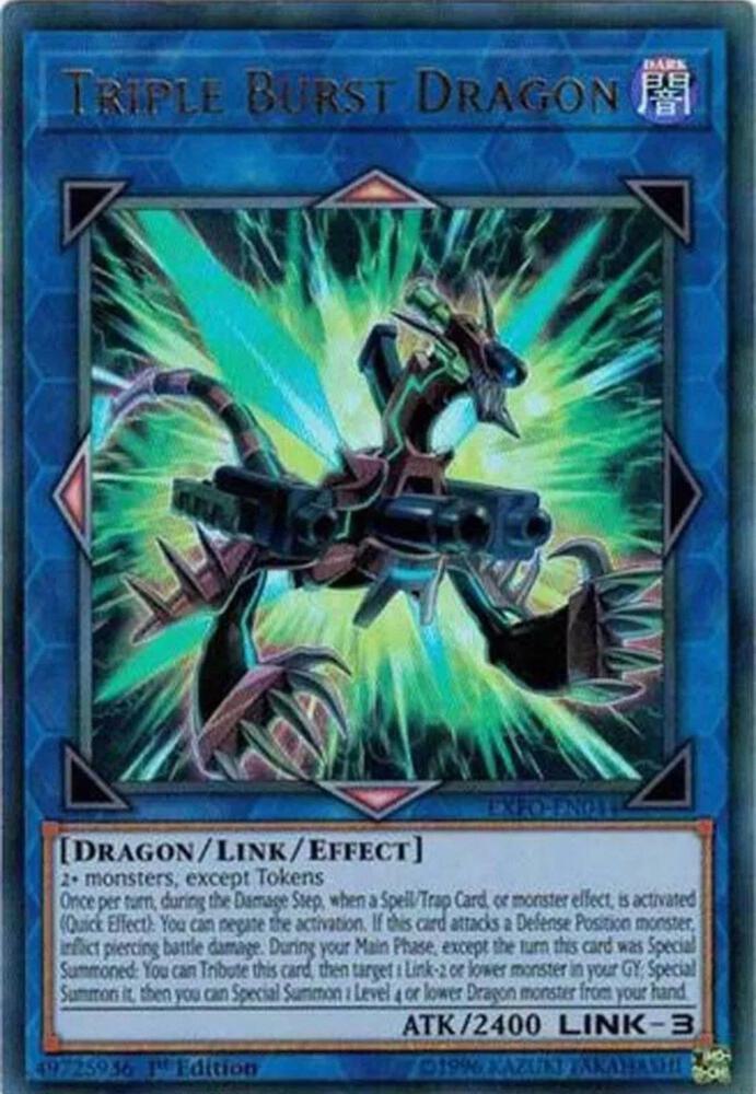 Triple Burst Dragon EXFO-EN044 card from Extreme Force