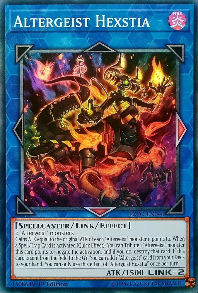 Altergeist Hexstia EXFO-EN046 card from Extreme Force