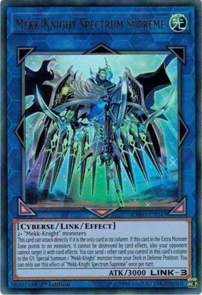 Mekk-Knight Spectrum Supreme EXFO-EN047 card from Extreme Force