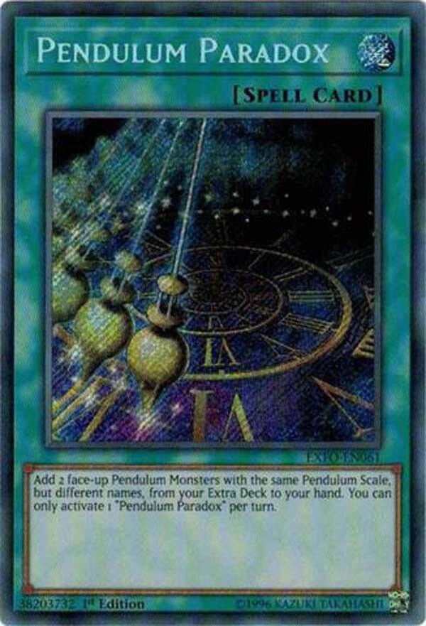 Pendulum Paradox EXFO-EN061 card from Extreme Force