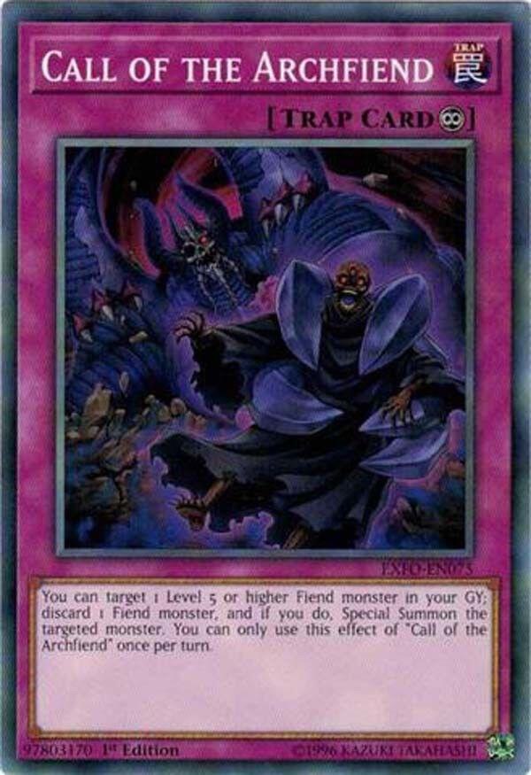 Call of the Archfiend EXFO-EN075 card from Extreme Force