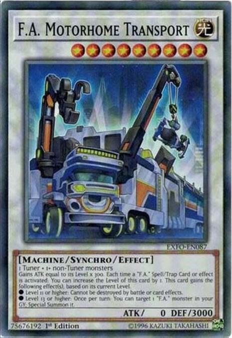 F.A. Motorhome Transport EXFO-EN087 card from Extreme Force