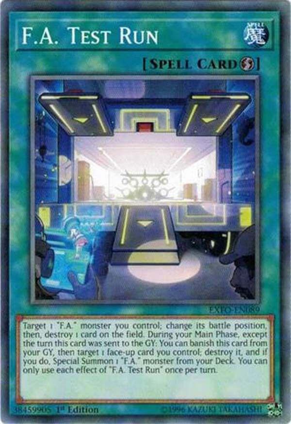 F.A. Test Run EXFO-EN089 card from Extreme Force