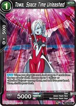 Towa, Space Time Unleashed BT3-115 card from Cross Worlds