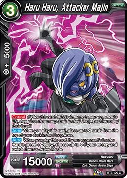 Haru Haru, Attacker Majin (2018) BT3-120 card from Cross Worlds