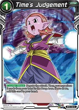 Time's Judgement BT3-122 card from Cross Worlds