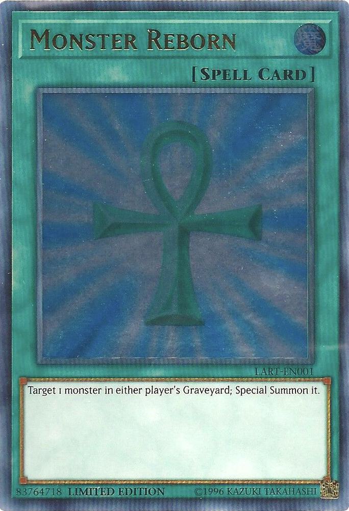 Monster Reborn LART-EN001 card from The Lost Art Promotion