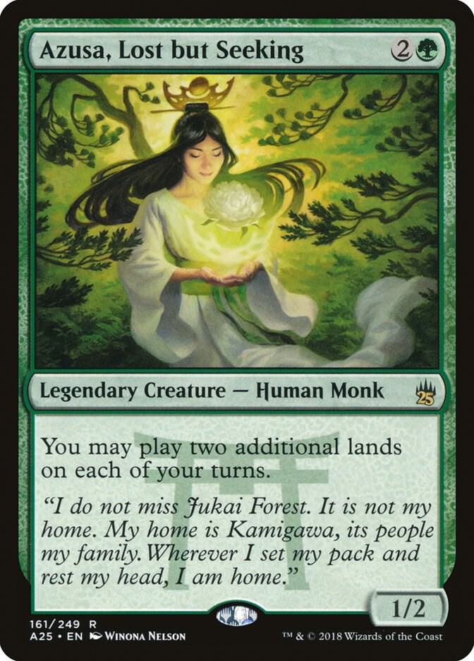 Azusa, Lost but Seeking 161 card from Masters 25