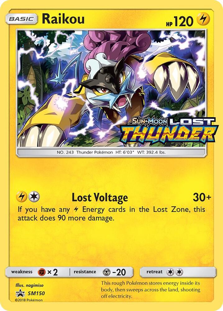 Raikou (Prerelease) SM150 card from SM Promos