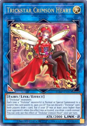 Trickstar Crimson Heart JUMP-EN083 card from Shonen Jump Magazine Promos