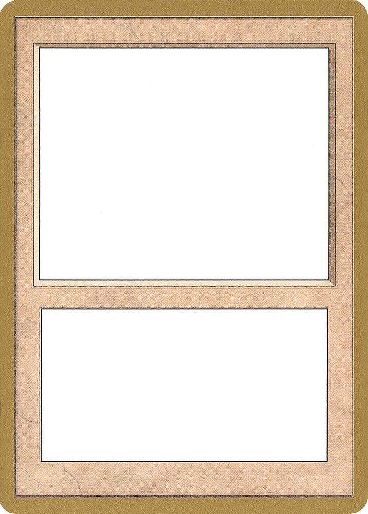 1996 World Championship Blank Card card from World Championship Decks