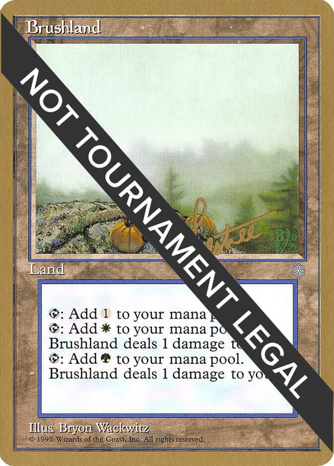 Brushland - 1996 Bertrand Lestree (ICE) card from World Championship Decks