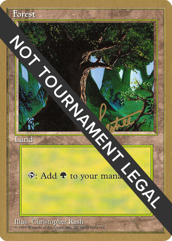 Forest (C) - 1996 Bertrand Lestree (4ED) card from World Championship Decks