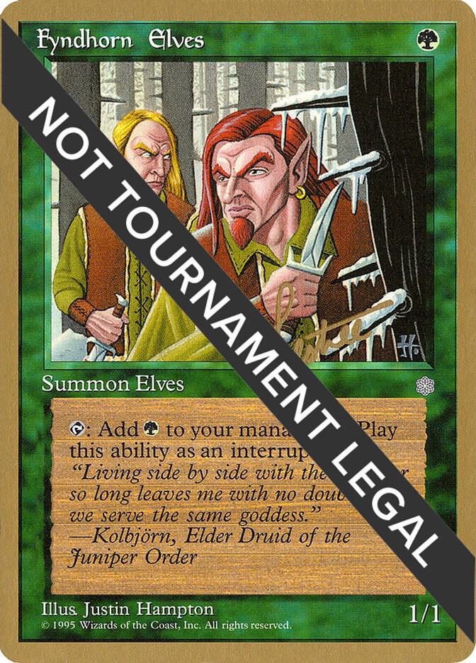 Fyndhorn Elves - 1996 Bertrand Lestree (ICE) card from World Championship Decks