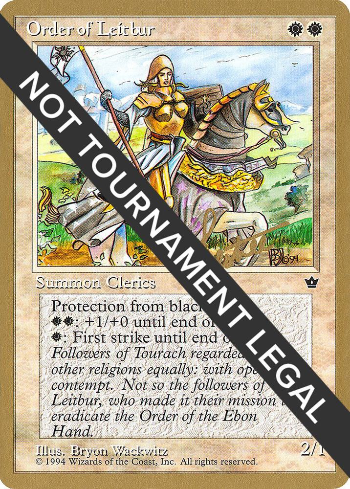 Order of Leitbur (Female) - 1996 Bertrand Lestree (FEM) card from World Championship Decks