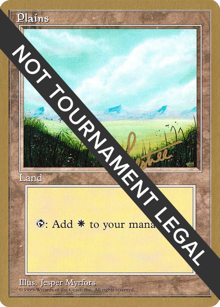 Plains (A) - 1996 Bertrand Lestree (4ED) card from World Championship Decks