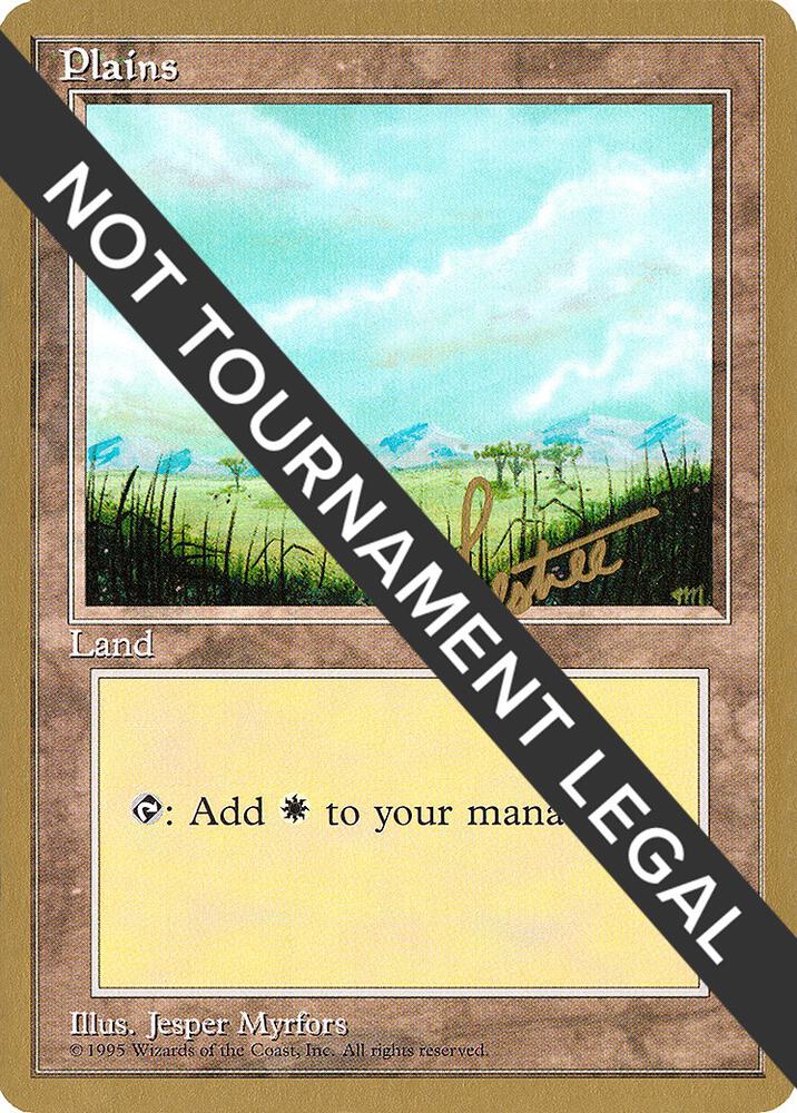 Plains (B) - 1996 Bertrand Lestree (4ED) card from World Championship Decks