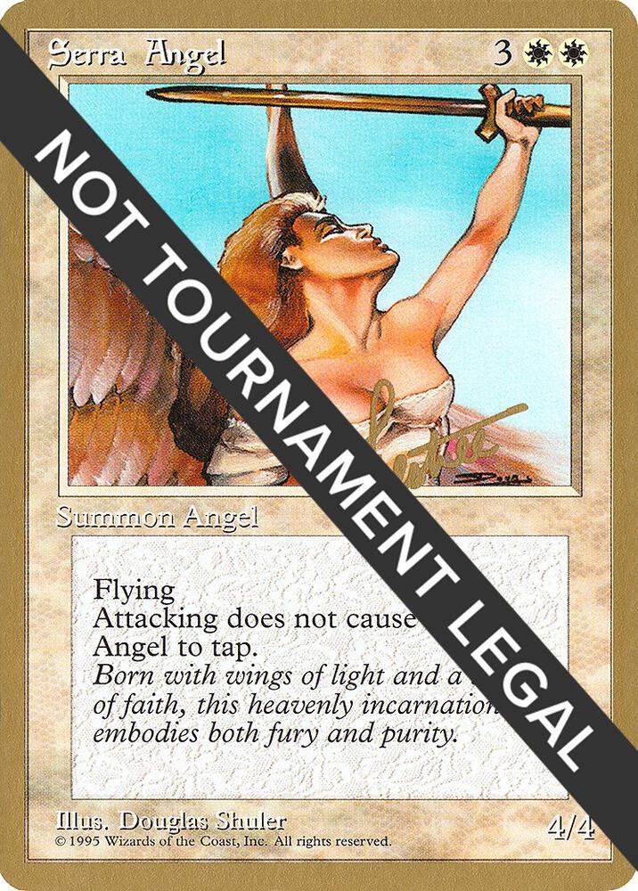 Serra Angel - 1996 Bertrand Lestree (4ED) card from World Championship Decks