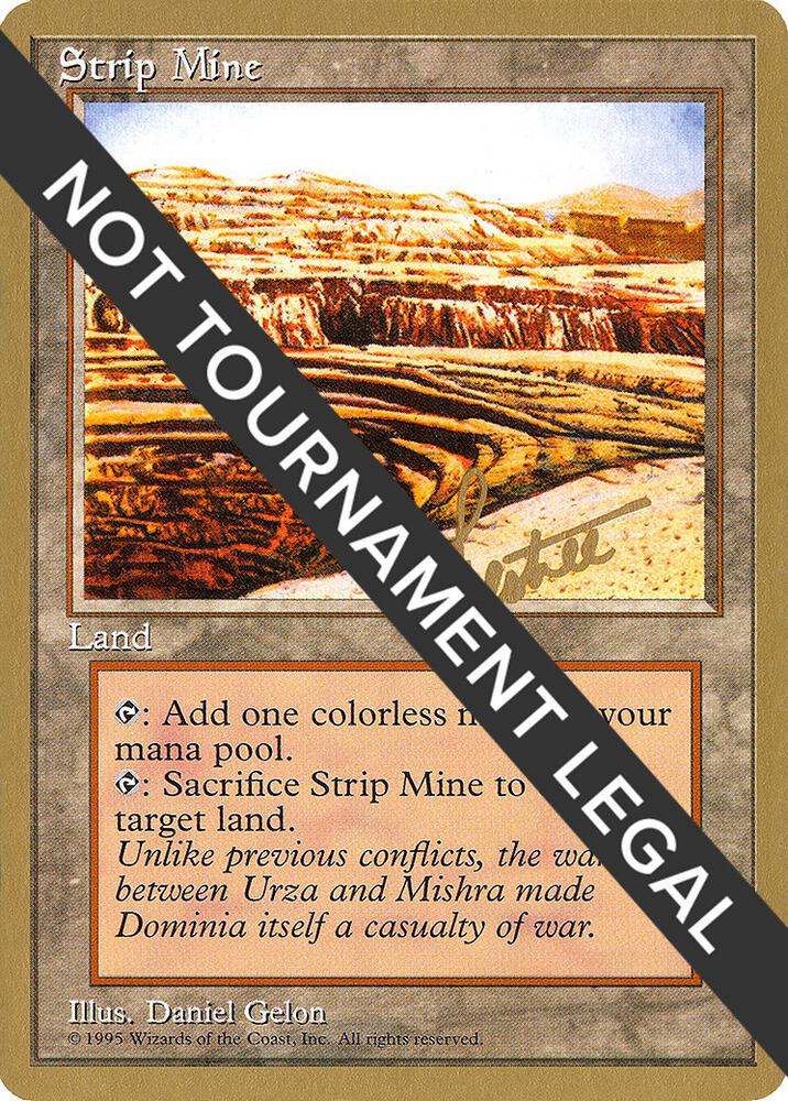 Strip Mine - 1996 Bertrand Lestree (4ED) card from World Championship Decks