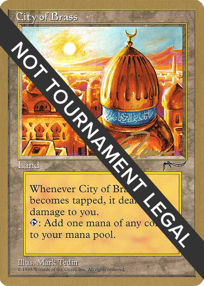 City of Brass - 1996 Eric Tam (ARN) card from World Championship Decks