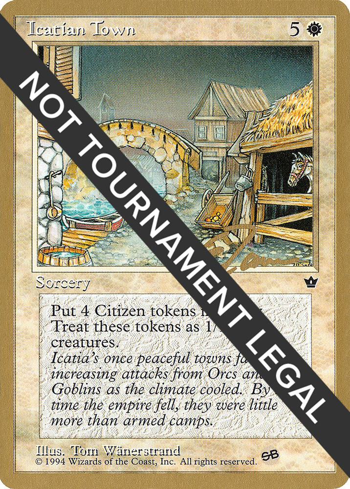 Icatian Town - 1996 Eric Tam (FEM) (SB) card from World Championship Decks
