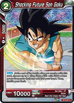 Shocking Future Son Goku BT3-007 card from Cross Worlds