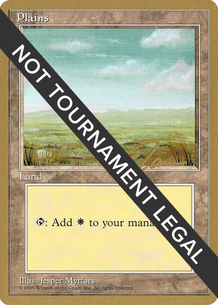 Plains (C) - 1996 Eric Tam (4ED) card from World Championship Decks