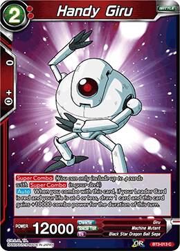 Handy Giru BT3-013 card from Cross Worlds