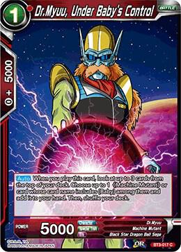 Dr.Myuu, Under Baby's Control BT3-017 card from Cross Worlds